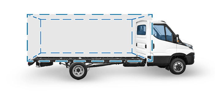 Грудовик IVECO Daily с кузовом