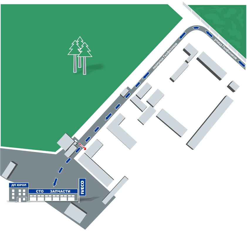 схема проезда запчасти ивеко
