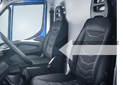 Одинарное пассажирское сиденье автомобиля IVECO Daily