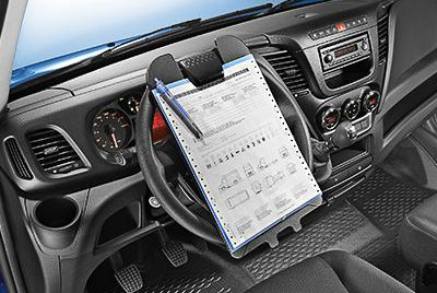 Планшет на рулевом колесе IVECO Daily